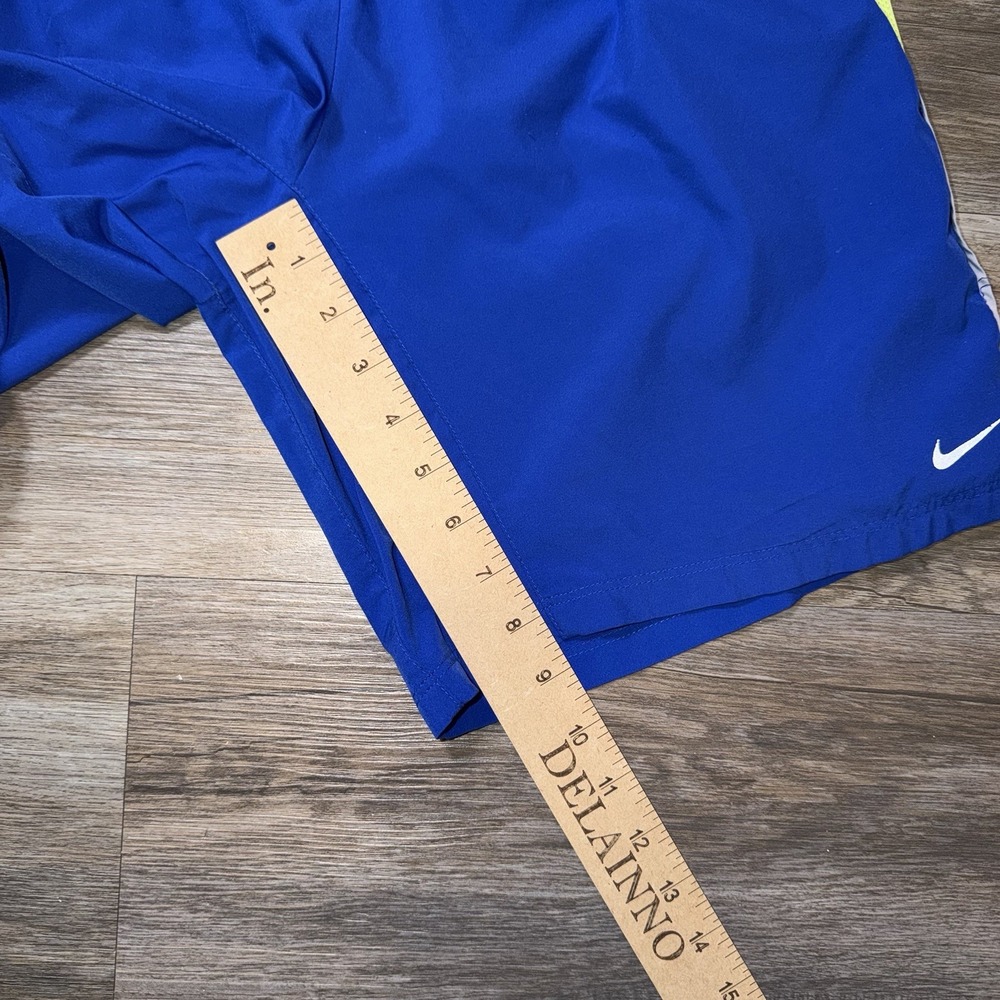 Nike Dri-FIT Running Training Shorts 9" Mens M Two-Tone Design Logo 547835-489 - Picture 11 of 11